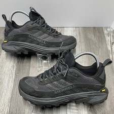 Merrell Moab Speed 2 GORE-TEX Womens 7.5 Black Hiking Shoes J500452Z Vibram