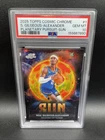 SHAI GILGEOUS-ALEXANDER 2025-26 TOPPS COSMIC CHROME PLANETARY SUN PSA 10