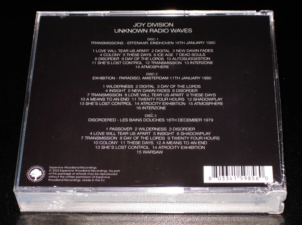 Joy Division: Unknown Radio Waves - 1979 + 1980 Live 3 CD Box Set 2025 EU NEW - Image 2 of 2