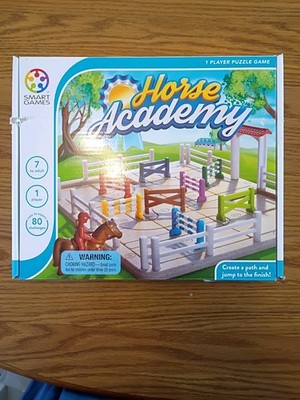 SmartGames Horse Academy Path-Building Game with 80 Challenges Ages 8 and Up