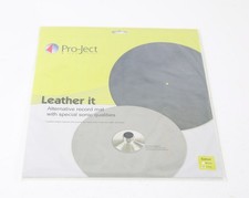 Pro-ject Tapis En Cuir Gris Clair Pour Platine Vinyle