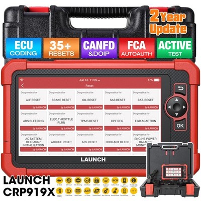 LAUNCH X431 OBD2 CRP919X KFZ Diagnosegerät ALLE System ECU Codierung 35+ Service