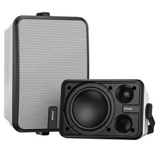 Outdoor Bluetooth Speakers, Waterproof Wall Mount Speaker, Powerful Indoor/Ou...
