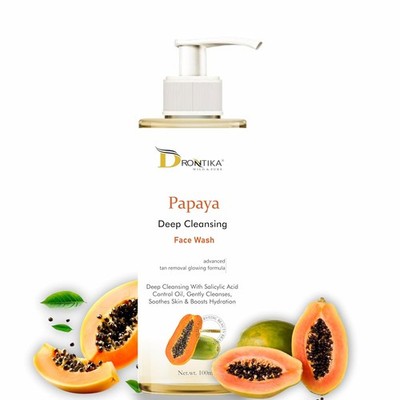 Drontika Wild & Pure Papaya Tiefenreinigende Gesichtswaschcreme 100 ml