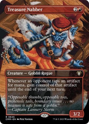 Treasure Nabber (Borderless) - NM MTG Commander Masters