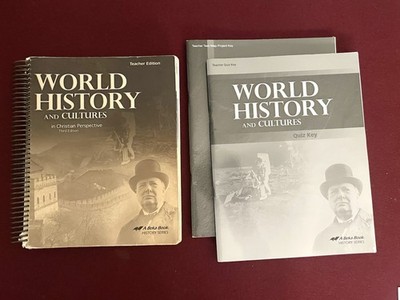 Abeka 10th Grade World History ONLY TEACHER BOOKS