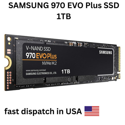Samsung 970 EVO Plus 1TB M.2 NVMe Internal SSD - (MZ-V7S1T0B/AM)