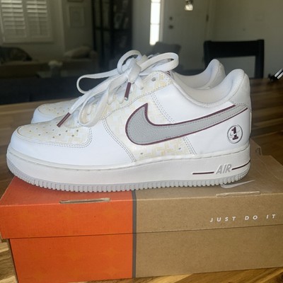 06 NIKE AIR FORCE 1 OFF WHITE COOL GREY ESTADIO RED CHOSEN 1 MATRIX EUROPE