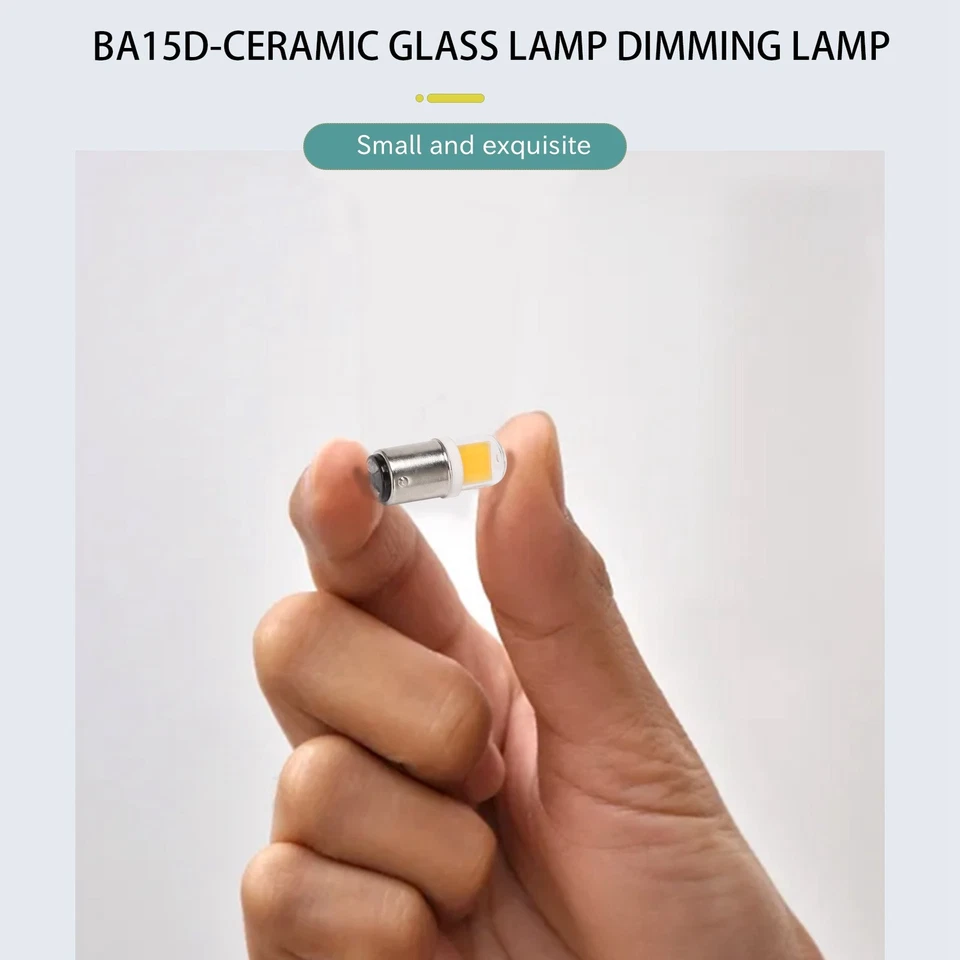 BA15D Led Light Bulb 3W 110V 220V AC Non-Dimming 300 Lumens COB 1511 Led7675 - Image 4 of 4