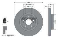 2X Bremsscheibe Vorderachse FüR KIA Genesis Stinger Hatchback Van G70 Shooting