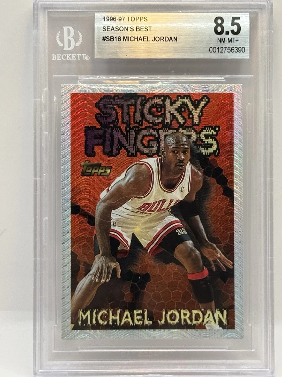 Topps Michael Jordan 8.5 Graded Basketball Sports Trading Cards