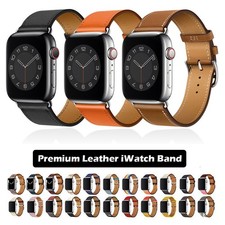 iWatch Leather Band Strap For Apple Watch 9 8 7 6 5 SE Ultra 2 40/44/41/45/49mm