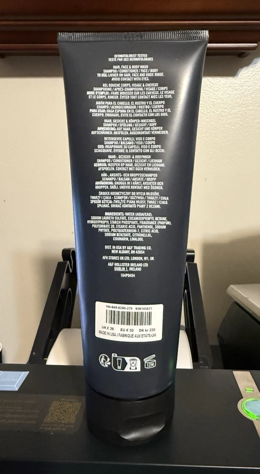 Abercrombie & Fitch FIERCE Face, Body Wash Shampoo Conditioner NEW Sealed 8.4 oz - Image 3 of 4