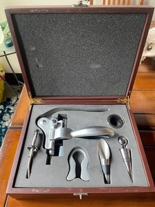 Bar Set-up Set - Vintage in Wooden Case - Beautiful condition!