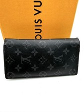 Louis Vuitton Portefeuille Brazza M61697 Monogram Eclipse Used