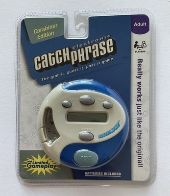 Catch Phrase Handheld Electronic Game Mini Travel Carabiner Edition Hasbro - NEU