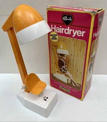Haartrockner Hairdryer für Sindy Puppe - Pedigree 44524, 1960 s - BE & Box