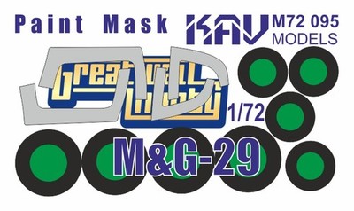Canopy Mask for MiG 29 Fulcrum GWH kit 1:72