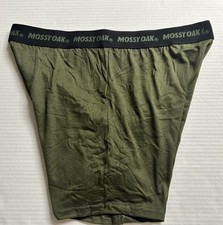 Mossy Oak Soft Stretch Boxer Briefs 6-in Long, Forest Green, XL 40-42 in, NWOT