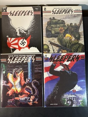 Sleepers 1 - 4. Screaming Eagle Pub. 1990, Vito Bianca, Kevin Vetrone. VF