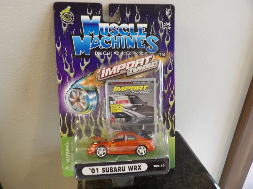 Subaru WRX 2002 2001 mercancía Funline máquinas musculares importación afinador 1:64 Foto 4 de 4