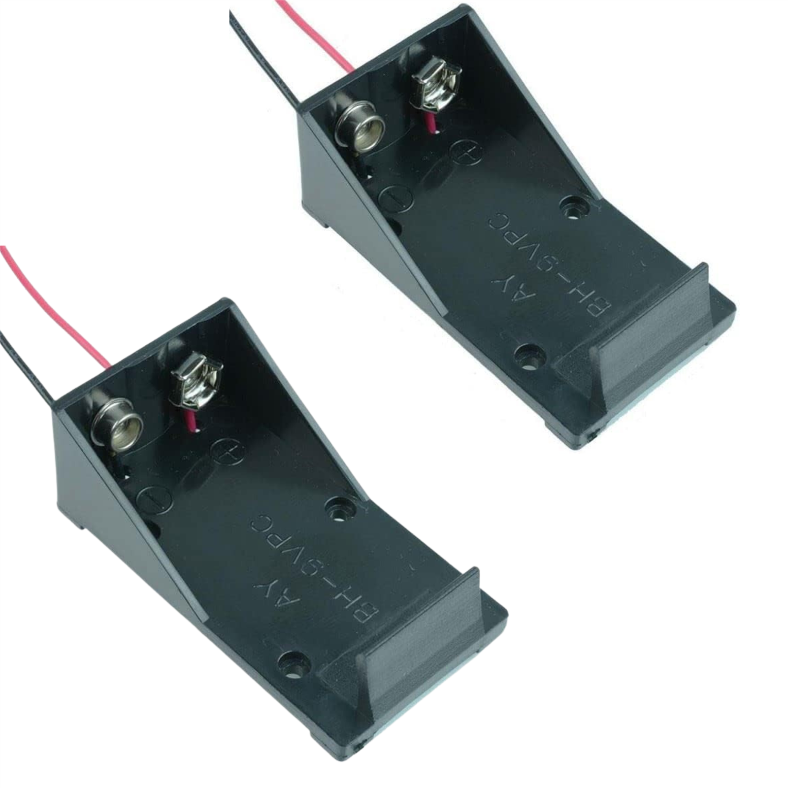 2 x PP3 9V Battery Holder with 150mm Leads