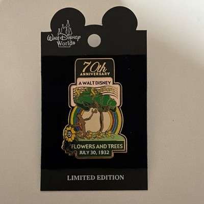 Disney Silly Symphony Flowers and Trees 70th Anniversary 2002 Pin LE 3500