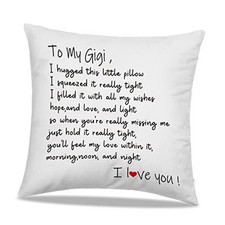 to My Gigi Gifts Throw Pillow Covers 18x18 in - for Gigi Birthday Gifts Gigi-5