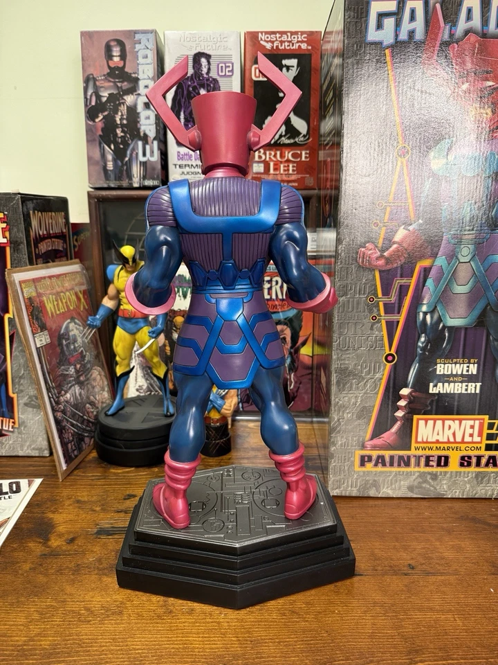 GALACTUS 19” Estatua 1082/2500 TAMAÑO COMPLETO SILVER SURFFER Fantástico 4 Foto 3 de 4