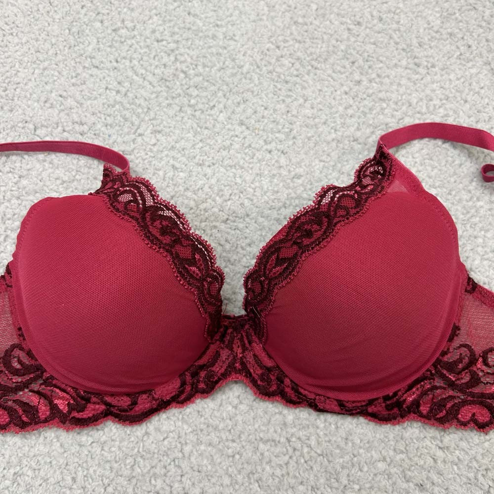 Natori Bra 32DD Plunge 730023  Feathers Contour Plunge Underwire Bra