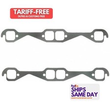 Fel-pro 1405 2 Pack Steel Core Laminate Sb Chevy Exhaust Gaskets Square Large R Fel-pro 1405 2 Pack Steel Core Laminate Sb Chevy Exhaust Gaskets Square Large R