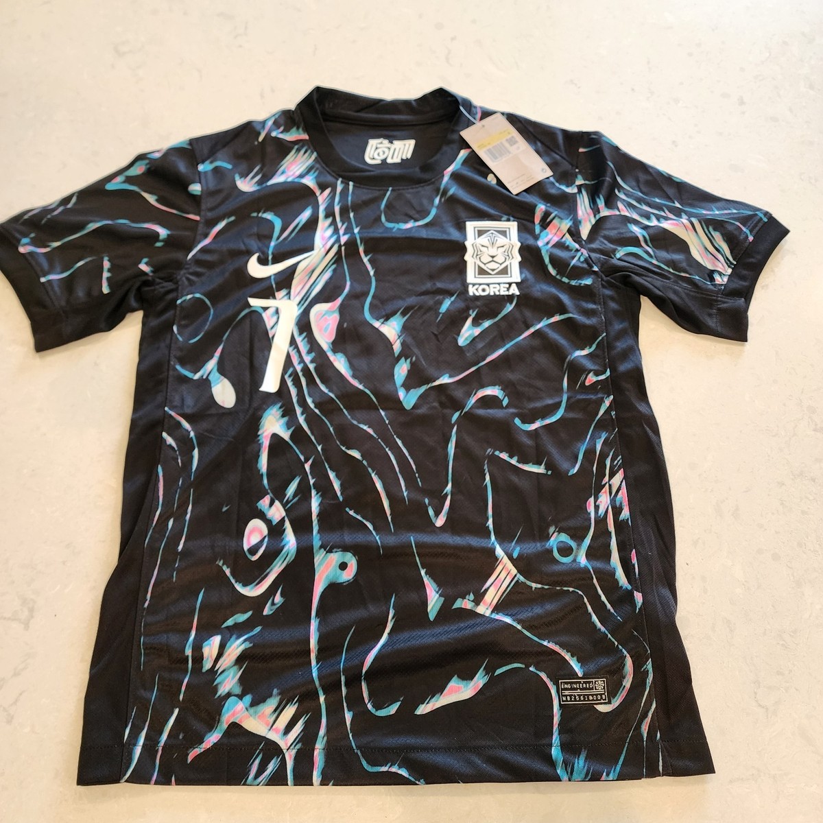 韓国代表アウェイ HEUNGMIN 7 シャツ Son Heung-min #7 South Korea Away Jersey 2024 Slim fit. Size