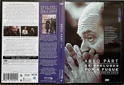 Arvo Part: 24 Preludes for a Fugue (DVD, 2005) Dorian Supin, Director.