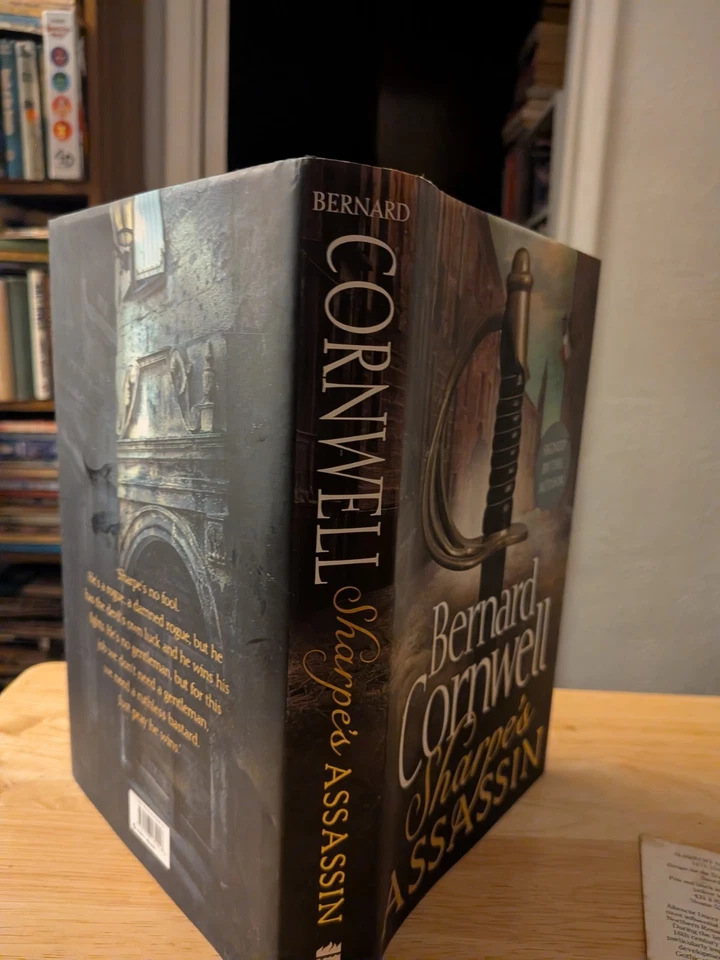 Sharpe's Assassin by Bernard Cornwell, SIGNED UK First Edition, First Printing - Image 3 of 3