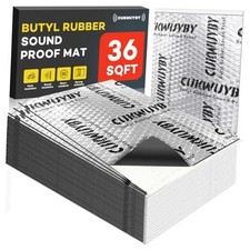 Sound Deading Material for Cars, 80mil 2mm 36 sqft 3.4 sqm Car Sound