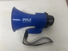 Pyle Portable Megaphone Speaker Siren Bullhorn Compact Battery Operated Used