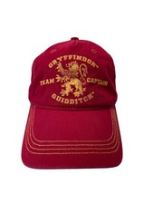 Universal Studios Harry Potter Gryffindor Team Captain Quidditch Hat Cap Red