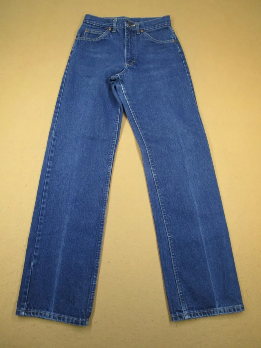 VTG Lee Riders Jeans Men 28 Blue Pants Straight 24x30 Denim Y2K 90s Dark  Wash | eBay