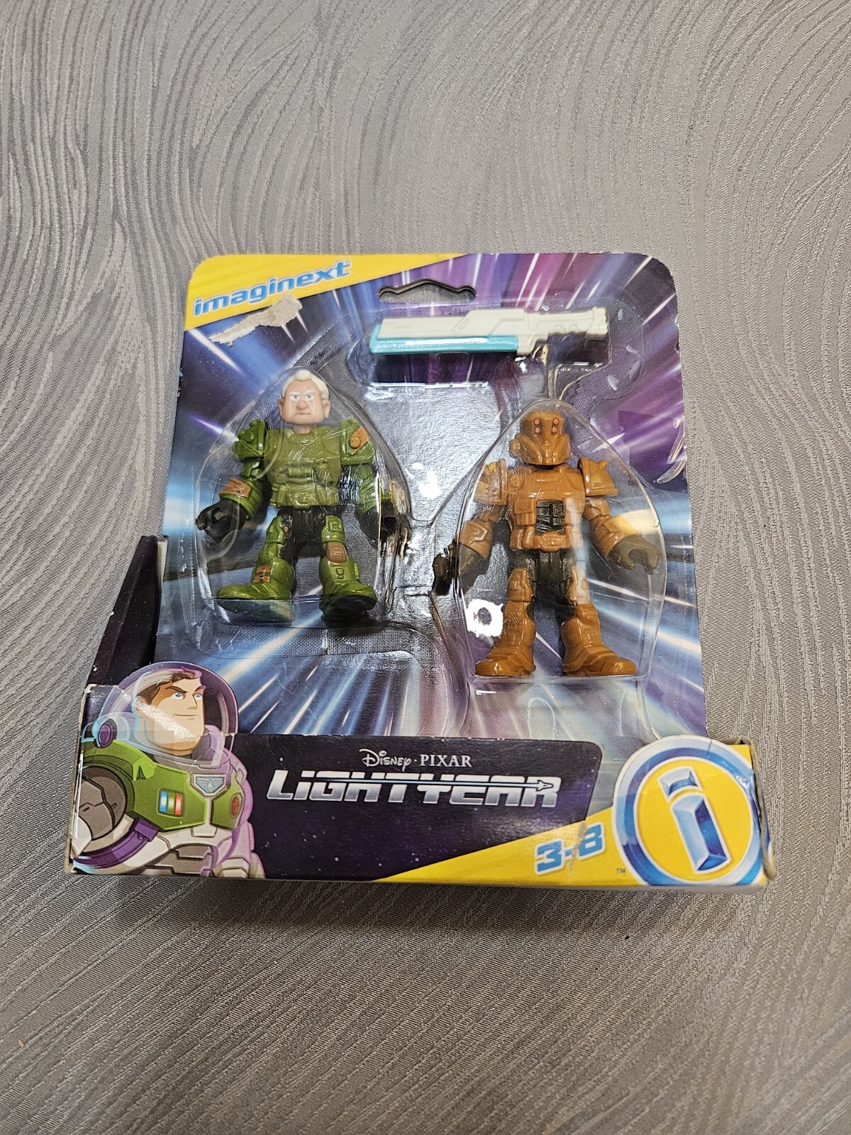 DISNEY PIXAR LIGHTYEAR IMAGINEXT DARBY STEEL & ZAP PATROL 2 PACK New