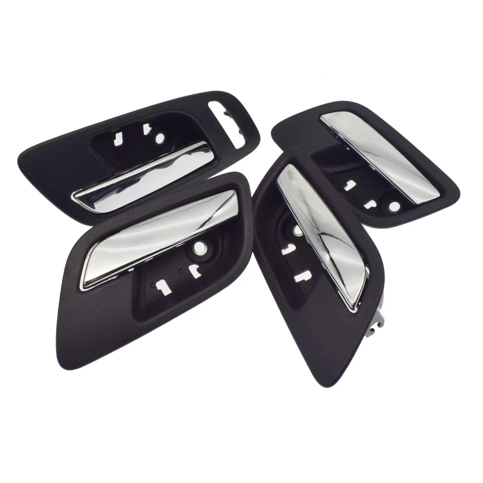 Front Rear Inside Door Handle Left Right 4PC For 2007-2013 Cadillac Escalade ESV - Imagem 2 de 4