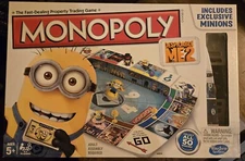 Despicable Me 2 Minion Monopoly Board Game with Exclusive Figures (Extra Pieces)