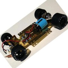 H R Racing HRCH12 Adjustable Chassis 1/24 Slot Car Silicone Tires 18K Motor