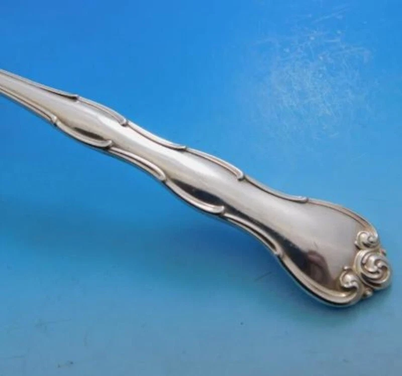 Ложка ягодная Rondo от Gorham из чистого серебра 8 7/8 дюйма сервировочная реликвия серебро - Изображение 2 из 2