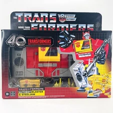Transformers G1 Blaster & Steeljaw AutoBot Cassette Player Action Figure Toy NEW