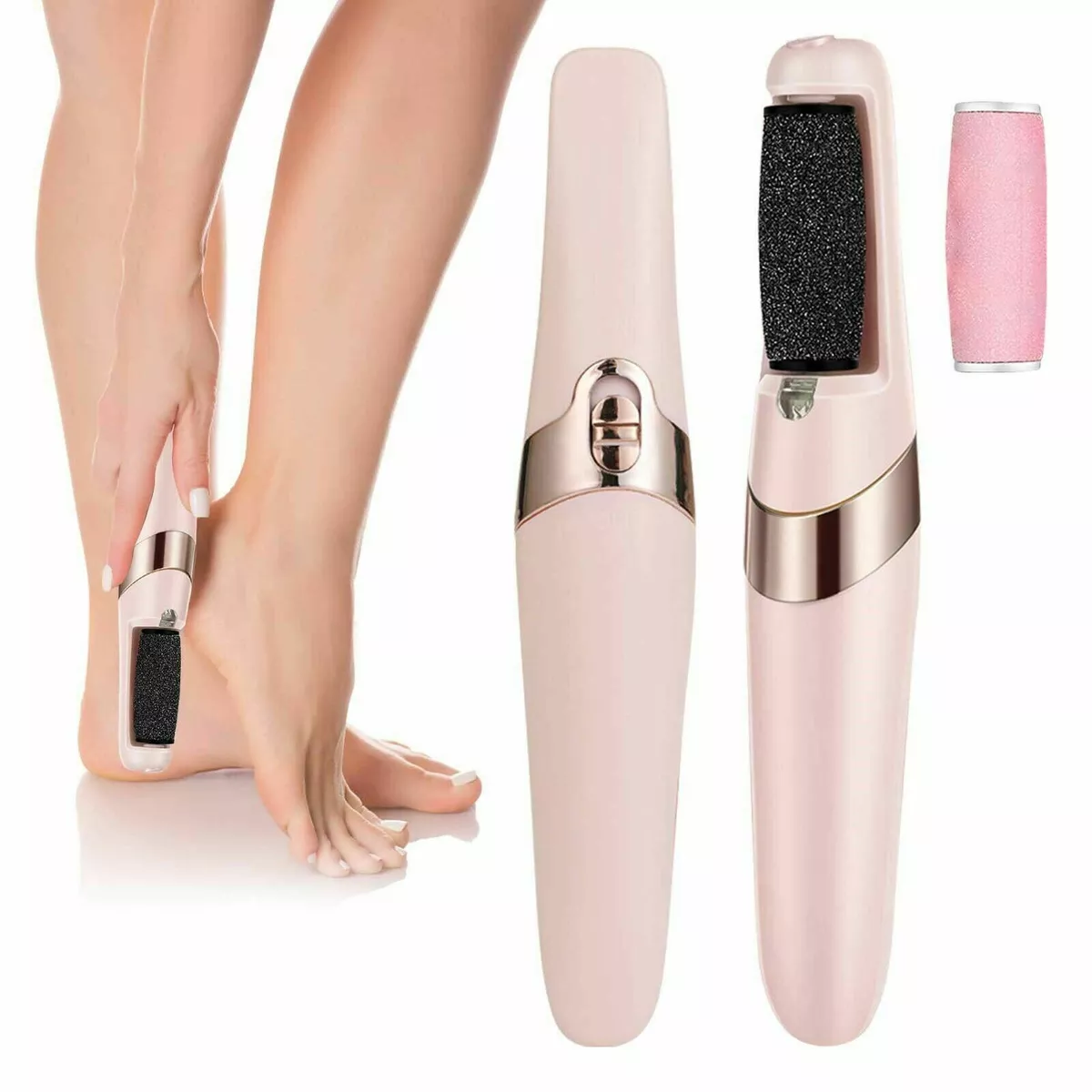 Nuve Smooth Pedicure Wand, Electric Callus Remover for Feet