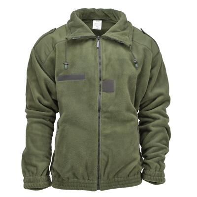 Original French Military fleece jacket polar warm reinforced