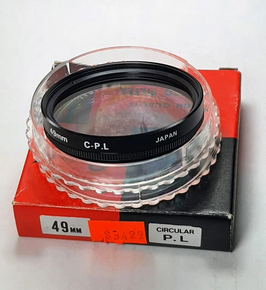 49mm Bower Circular Polarizer CPL Glass Lens Filter P-CL 49 mm 49 PL-C Japan - Image 2 of 4