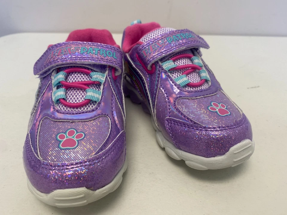 Niños Niñas Talla 7 Nickelodeon Paw Patrol Zapatos Iluminados Skye Everest Foto 2 de 4