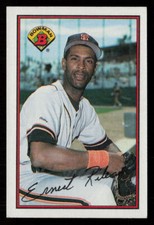 1989 Bowman Ernie Riles #475 San Francisco Giants Baseball Card