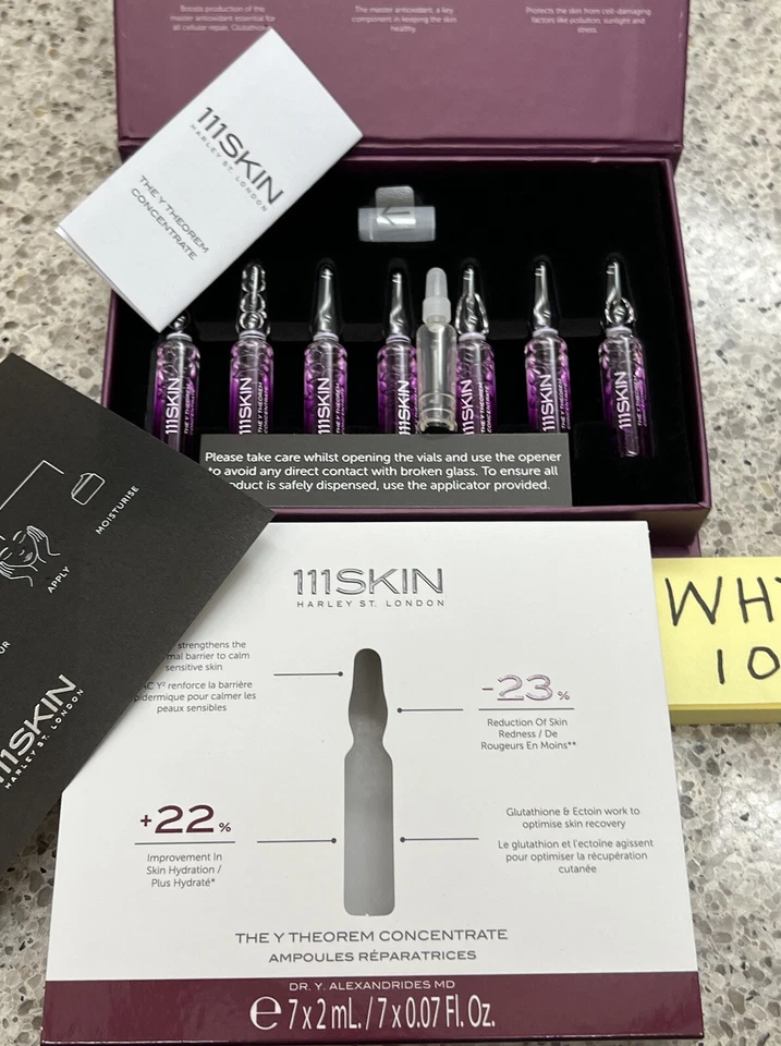 111Skin The Y Theorem Concentrate Ampoules Qty 7: 2mL/.07oz EA. 7 Day RET$175 - Image 2 of 4